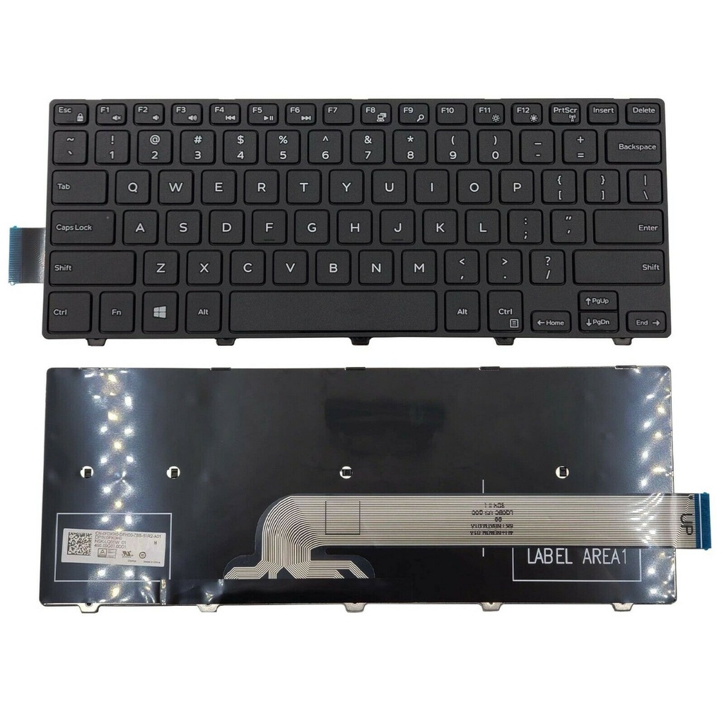 Bàn Phím Laptop Dell Inspiron 3493 5368 5370 5373 5378, 15-7000 7370 7373 7378 7460 7466 7467 7560 7569 7570 7572 Zin