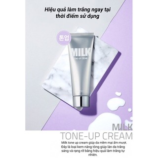 Kem nền nâng tone da Milk Tone Up Cream