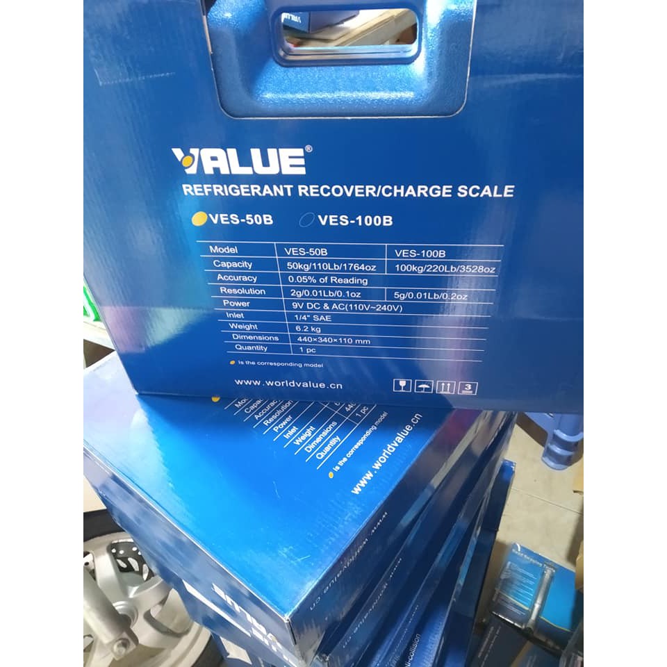 Bàn Cân Nạp Gas Tự Động VALUE Model VES-100B - Hàng chính hãng