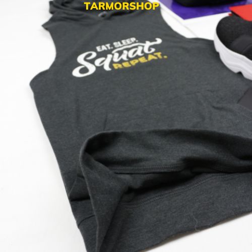 Áo Thun nam tanktop hoodie nam , vải cotton , dành tập gym kết hợp dạo phố.