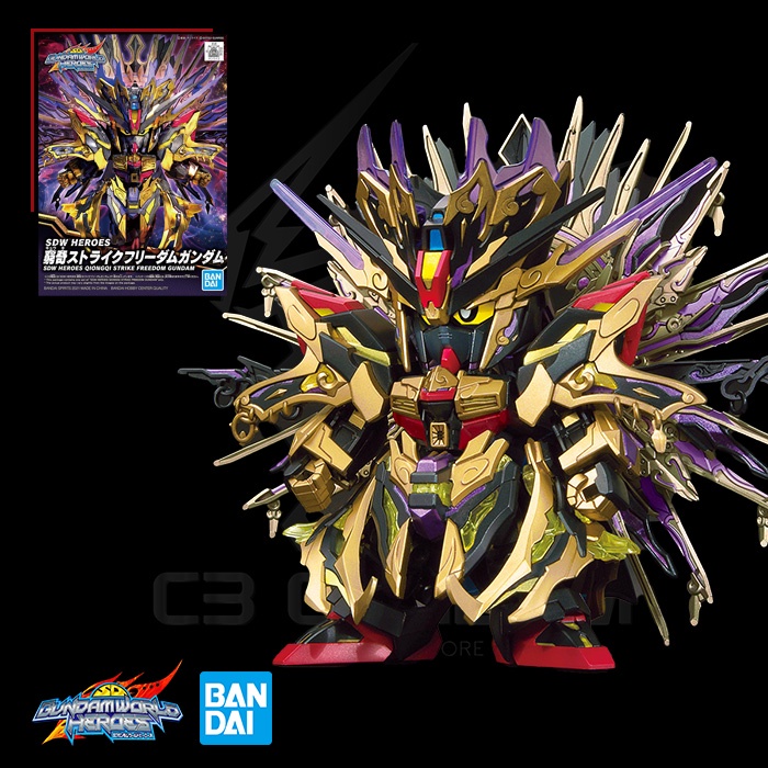 [BANDAI] SD WORLD HEROES 14 QIONGQI STRIKE FREEDOM GUNDAM SDWH MÔ HÌNH ĐỒ CHƠI LẮP RÁP GUNPLA CHÍNH HÃNG NHẬT BẢN