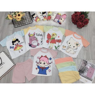 Bộ hè vải cotton xuất dư cho bé trai-bé gái