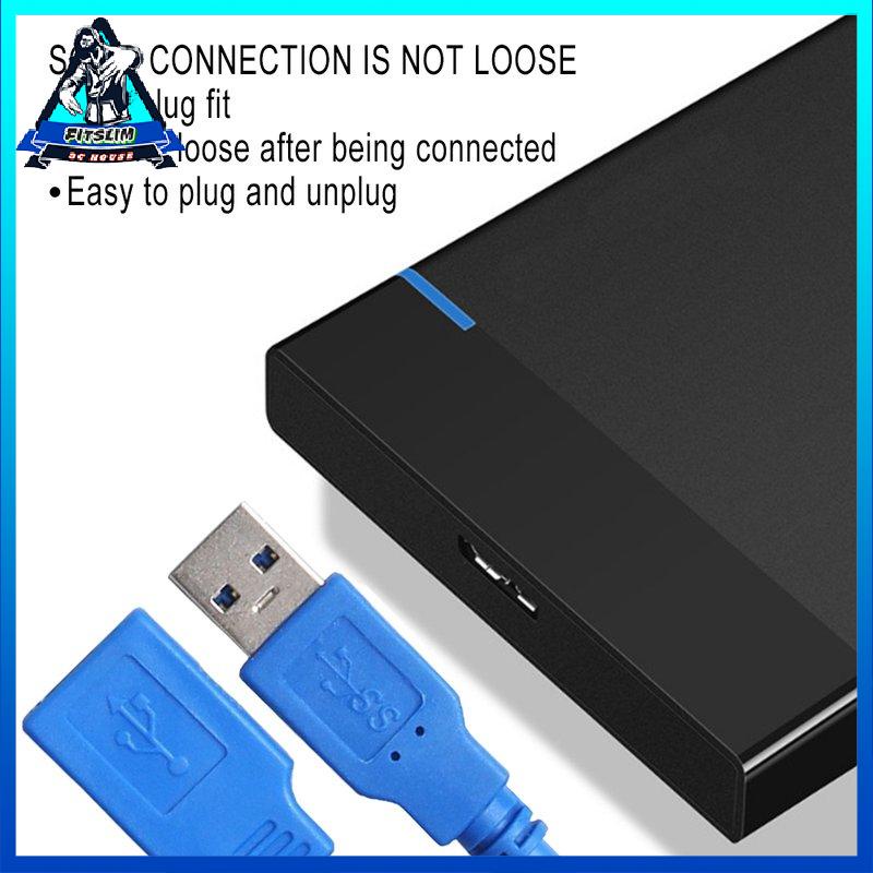 [Fitslim] 0.5m USB 3.0 Type A Male To A Female Super Speed Extension Cable Adapter