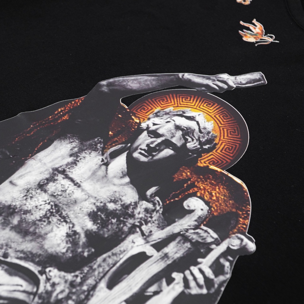 Áo thun tay lỡ The Bad God Father Angles tee