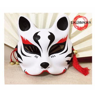 [100% vẽ tay thủ công]  Mặt nạ cáo vẽ_27 (Mask fox-cosplay) TALISMAN