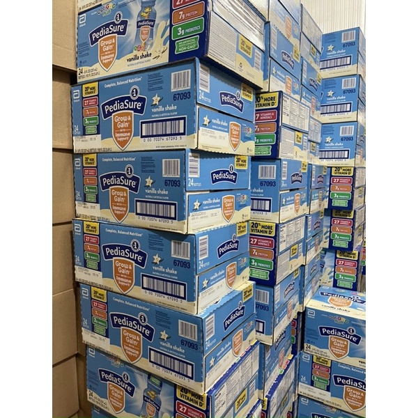 Sữa Pediasure vị vani nước 24 chai 237ml nhập khẩu Mỹ