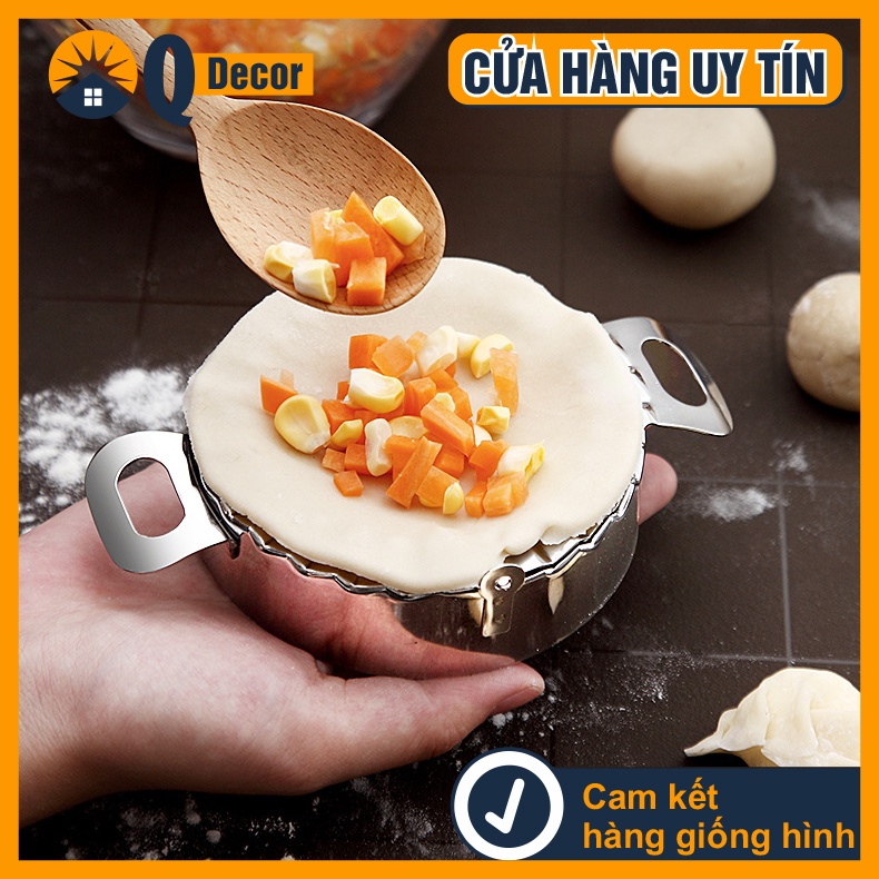 Khuôn bánh xếp, há cảo, sủi cảo inox 304, khuôn làm bánh_Qdecor