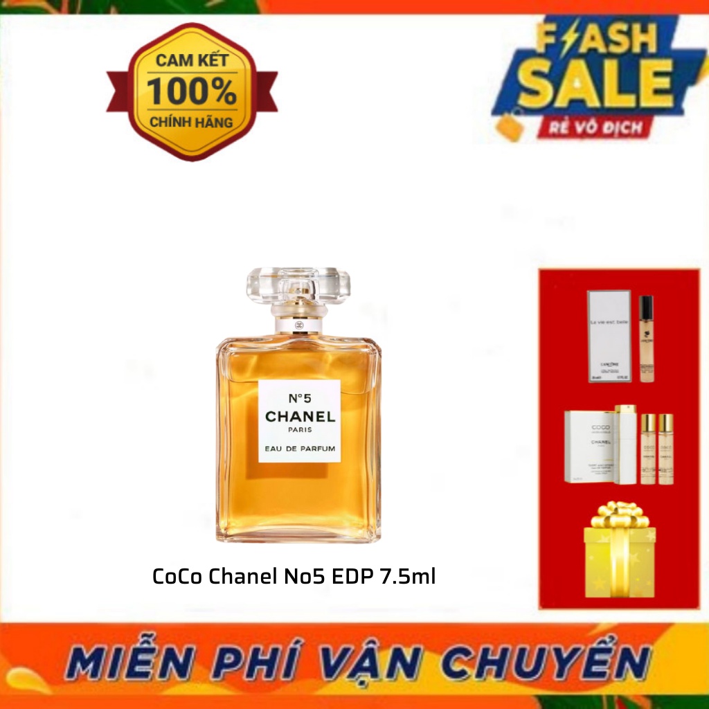 Nước hoa CoCo Chanel No5 EDP Nước hoa CoCo 7,5 ml nước hoa chính hãng