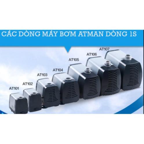 Máy bơm Chìm Bể Cá Cao Cấp Tiết Kiệm Điện Atman series Thế hệ 2 AT