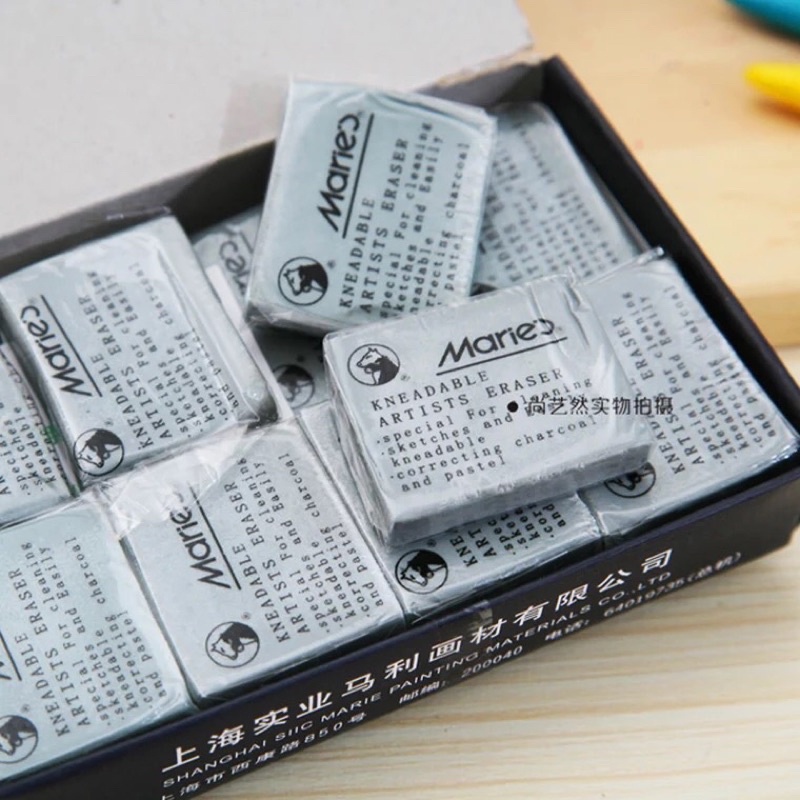 Gôm tẩy đất sét Marie's C6142 mềm dẻo có thể nhào nhặn - Maries Kneadable Eraser