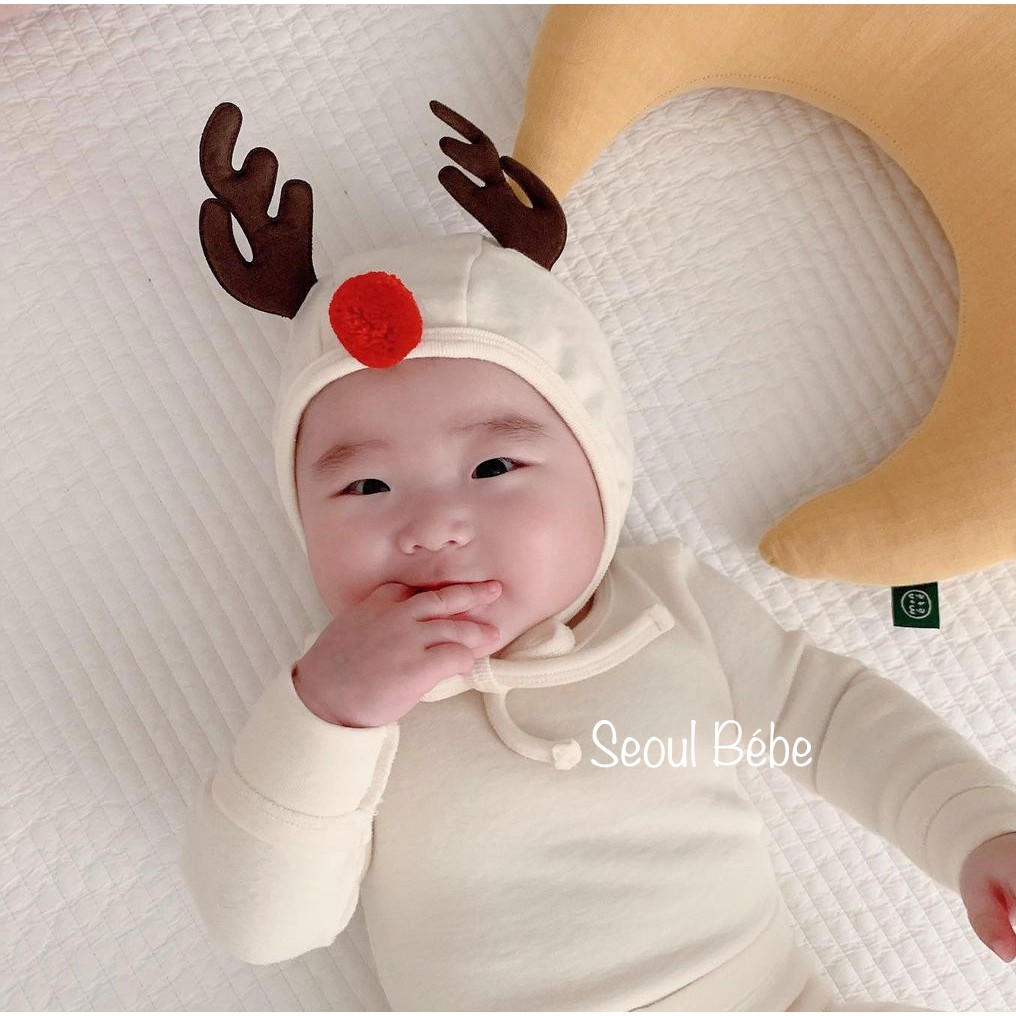 Mũ tuần lộc bông Peekaboo