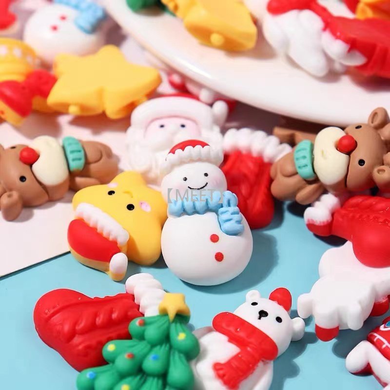 1 Túi Đồ Trang Sức Nhựa Hoạt Hình Giáng Sinh Ba Chiều DIY