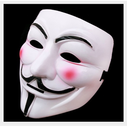 Mặt Nạ Hacker Trắng Có Đèn