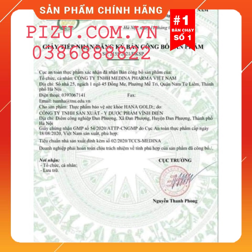 SỮA DINH DƯỠNG TĂNG CÂN HANA GOLD
