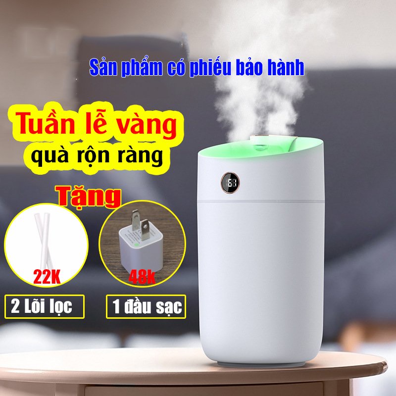 Máy phun sương tạo độ ẩm dung tích 3l trang bị 2 vòi phun (Hachico)