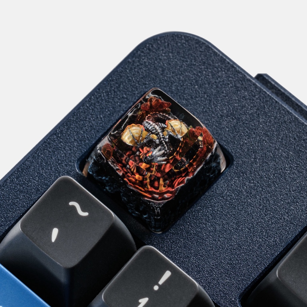 Keycap Artisan bàn phím cơ Dwarf Factory Gnarly Drakon 2022  - Hàng chính hãng
