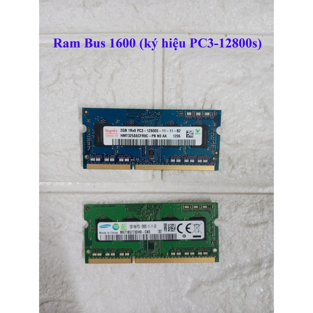 💥 RAM Laptop 2G DDR3 cũ tháo máy Bus 1333 / Bus 1600 / Bus 1066 MHz (Ram Laptop PC3-2G) (FREE SHIP ĐƠN TỪ 50K) | WebRaoVat - webraovat.net.vn