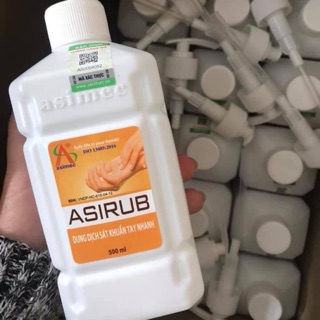 SÁT KHUẨN TAY NHANH ASIRUB đủ vòi 500ml