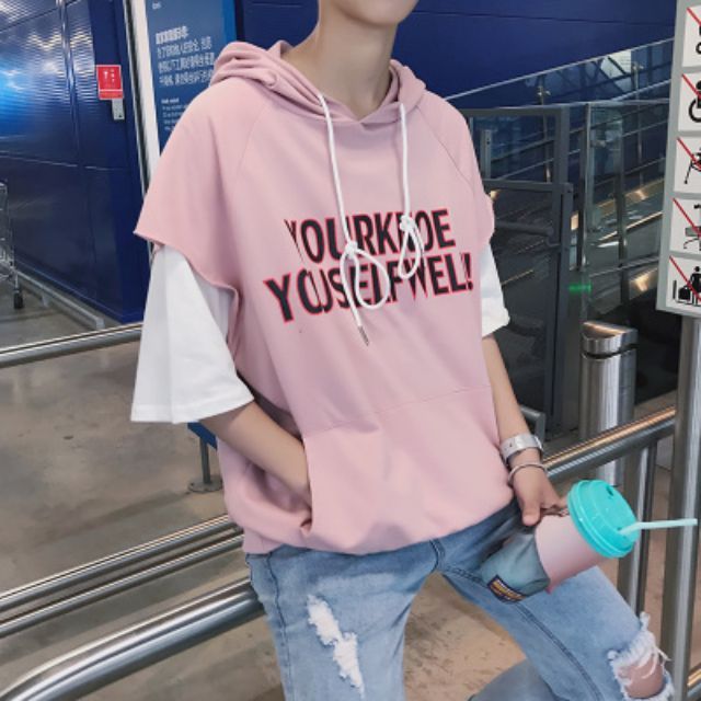 HÀNG NHẬP ÁO HOODIE NAM HÀN QUỐC TAY LỠ CÓ NÓN CÓ SIZE XXL A130