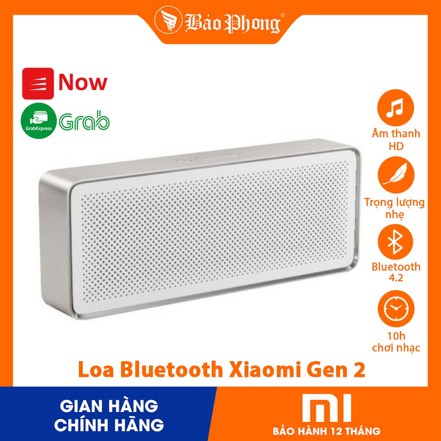 Loa Bluetooth Xiaomi Square Box Gen 2 Hàng Chính Hãng kết nối Không dây 5.0 4.0 3.0 mini nhỏ gọn để bàn di động giá rẻ