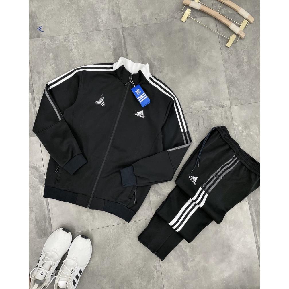 Quần áo thu đông nam , Bộ thể thao nam 3 sọc cao cấp logo adidas thêu , bộ thu đông nam thể thao co dãn 4 chiều Đẹp