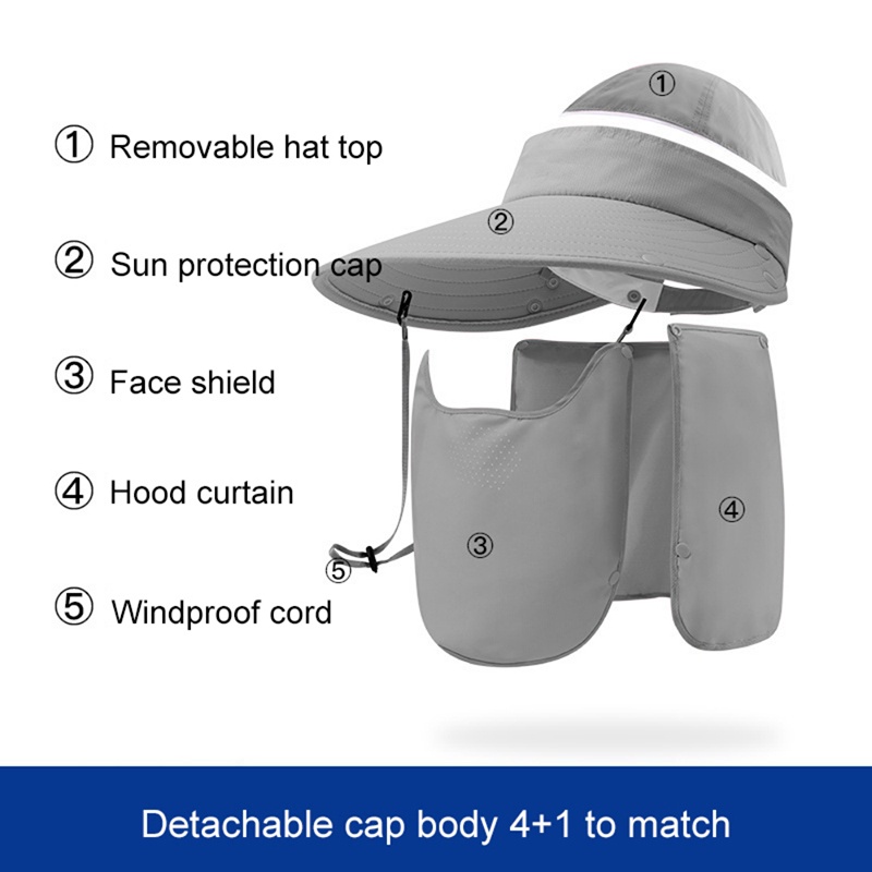 Mũ Vành Rộng Chống Tia UV Nhanh Khô Có Thể Điều Chỉnh Kích Thước Dành Cho Nữ