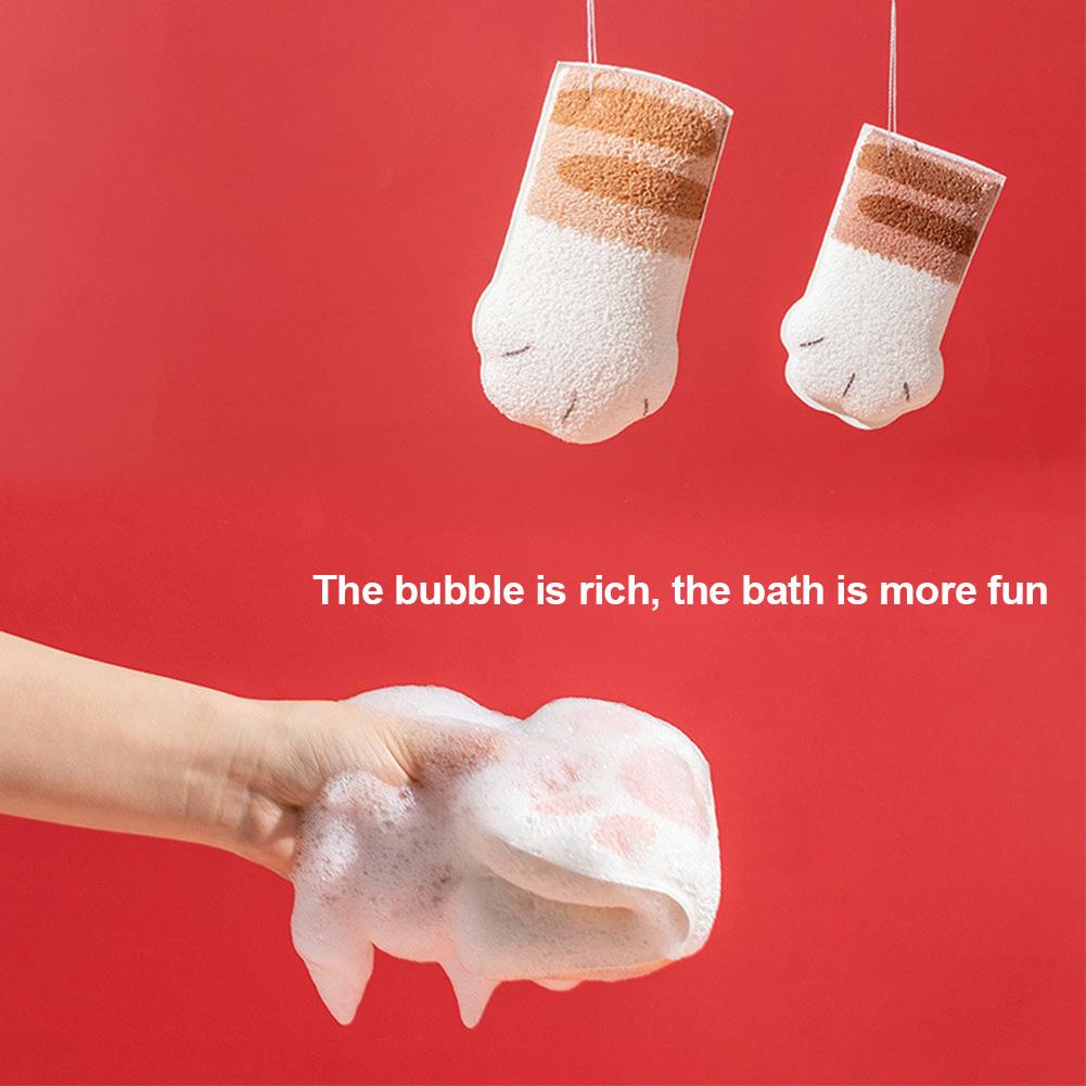 Bọt biển tắm móng mèo dễ thương