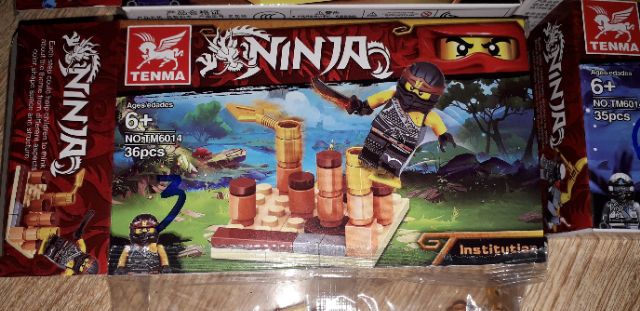 Set 6 hộp LegoNinjago Ngôi đền 6014 trọn bộ