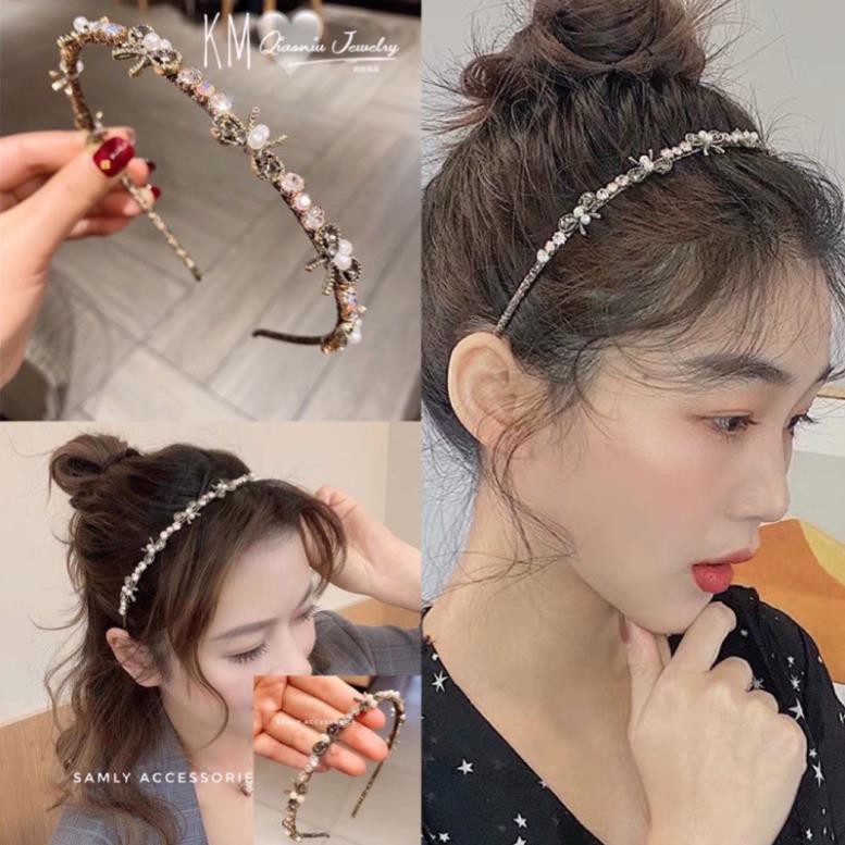 [ RẺ VÔ ĐỊCH ] Bờm đá hoa nơ tiểu thư