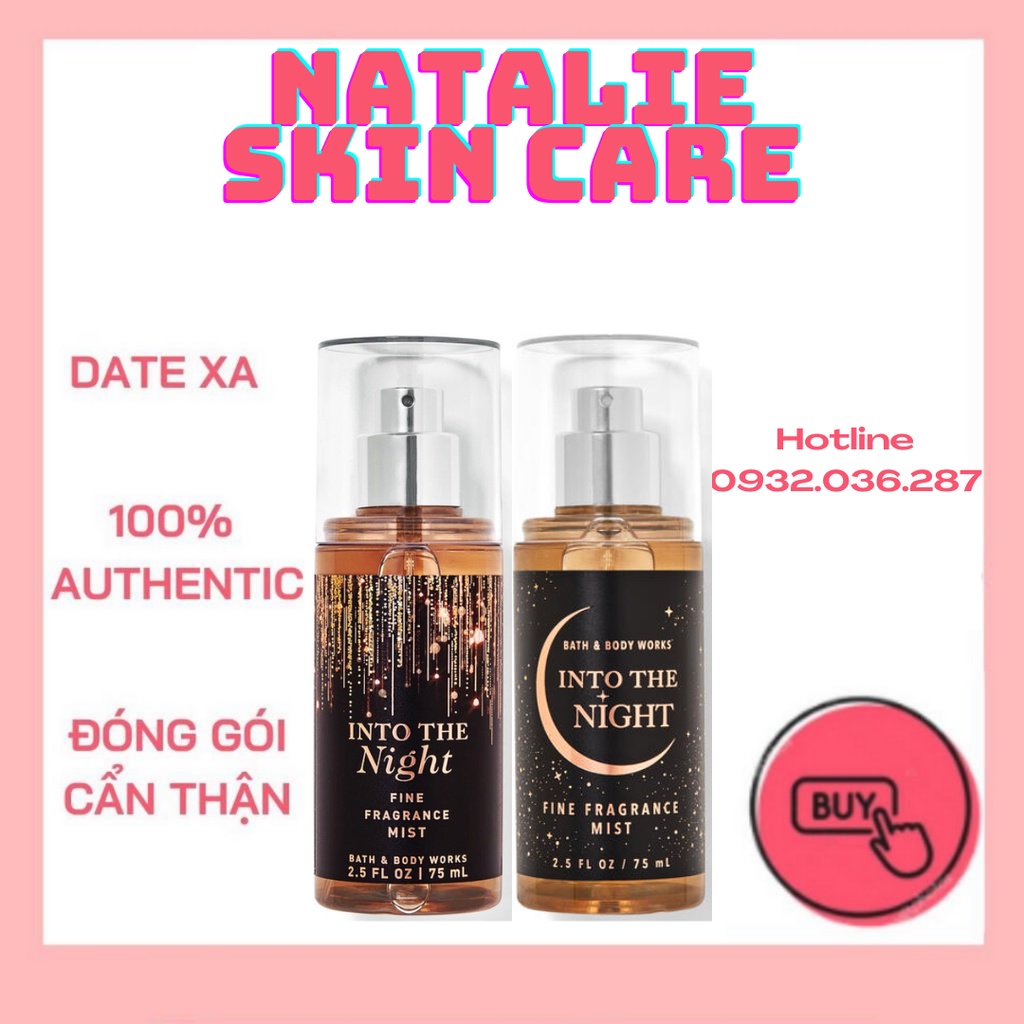 Xịt Thơm Bath And Body Works - Into The Night Body Mist