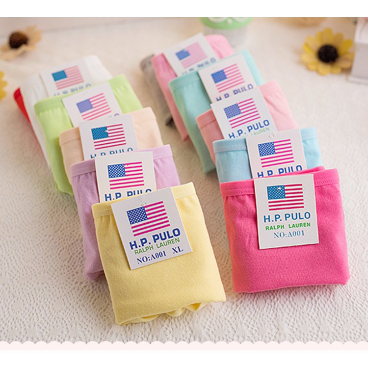 COMBO 5 Quần lót nữ dễ thương Cotton cao cấp kháng khuẩn thông hơi  PuLo Xuất Mỹ 001