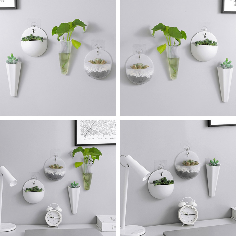 Wall hanging flowerpot Planters Wall Hanging Planters Round Glass Plant Pots Hanging Air Plant Pots Flower Vase Air Plant Terrariums Wall Hanging Plant Container