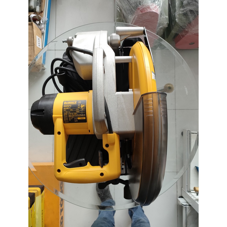 CHÍNH HÃNG - Máy cắt sắt tua chậm lưỡi hợp kim 355mm 2200W DeWalt DW872