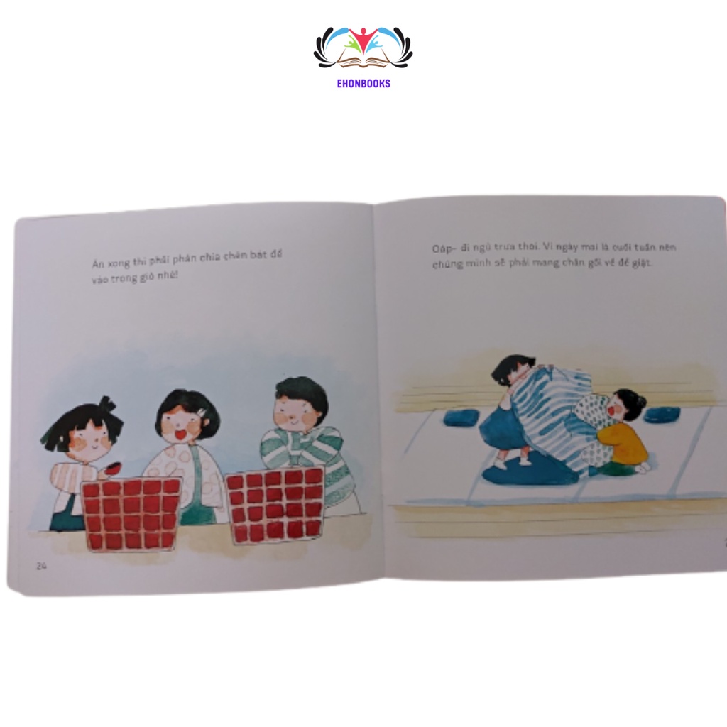 Sách Ehon cho bé 3 tuổi - Ehon Chúng Mình Lớn Rồi Trường mẫu giáo của tớ! wabooks