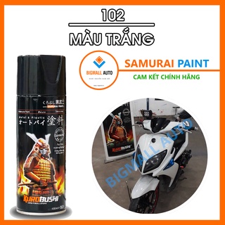 Sơn xịt samurai màu trắng - 102