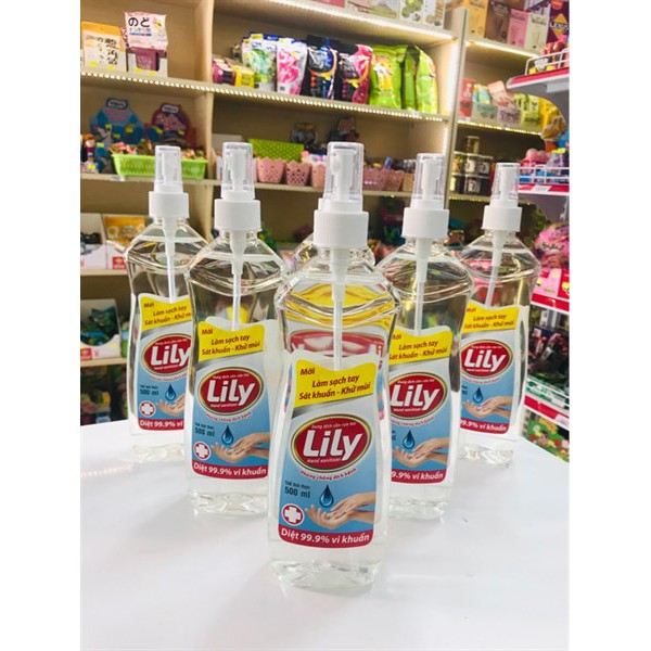 Xịt Sát Khuẩn Khử Mùi Lily - Mỹ Hảo 500ML