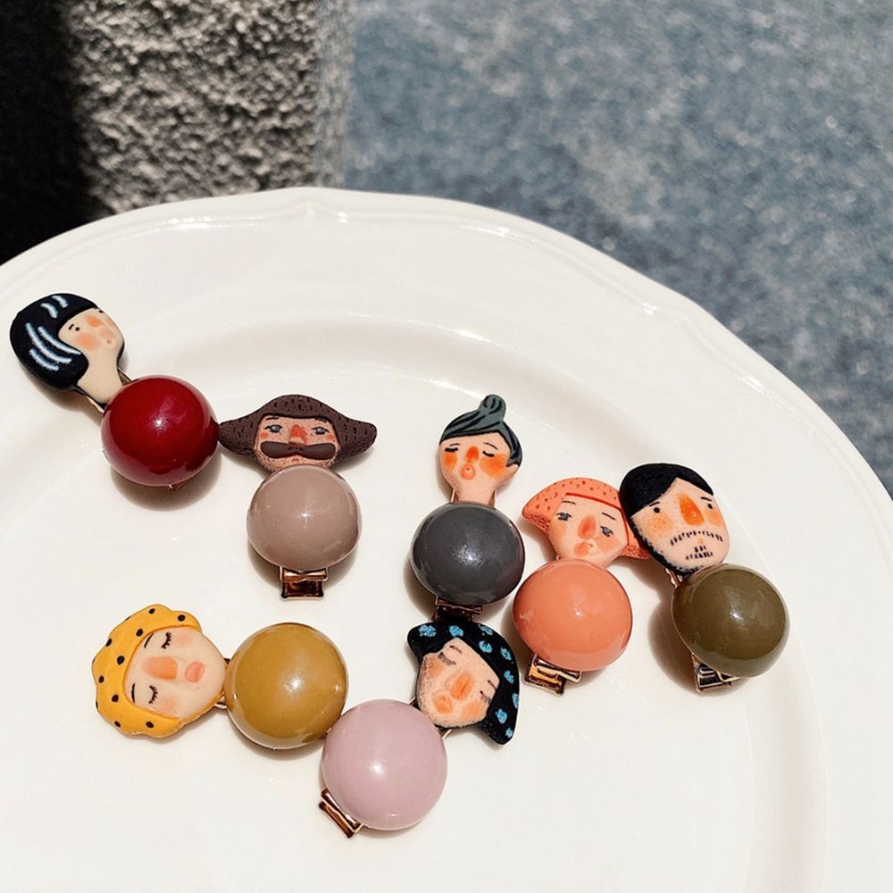 Kẹp Tóc Mỏ Vịt Hình Thỏ Hoạt Hình Đơn Giản Dễ Thương Phong Cách Hàn Quốc Cho Nữ