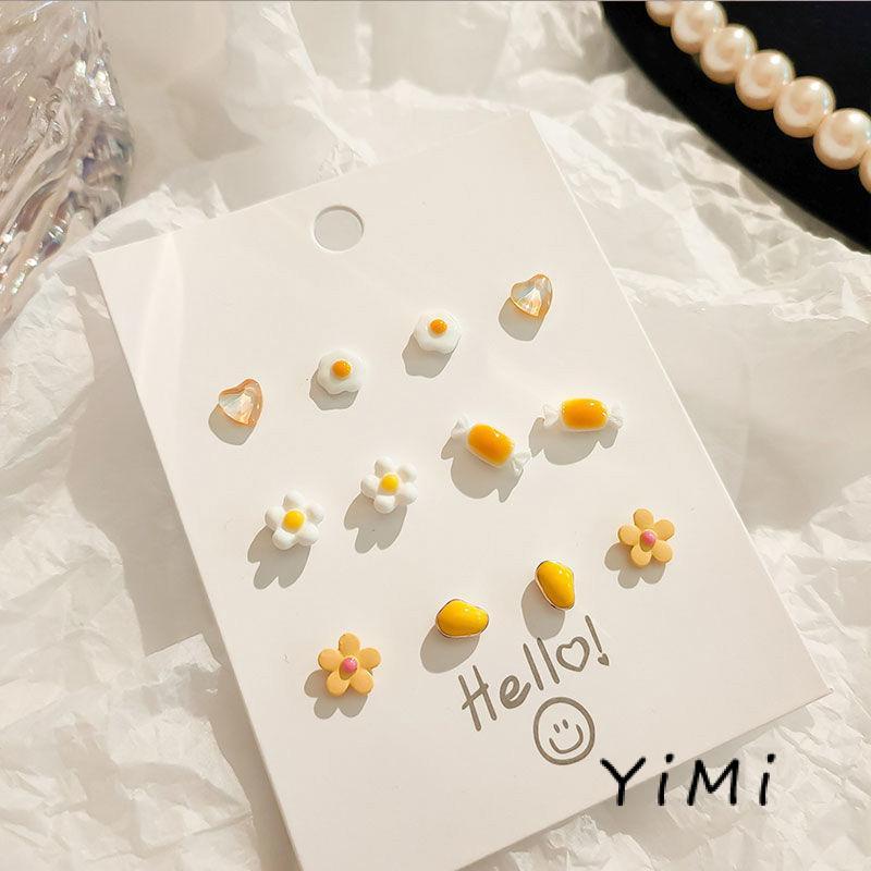 Bộ Khuyên Tai Đinh Tán Mini Kiểu Đơn Giản Thời Trang Chất Lượng Cao 2022 Cho Nữ
