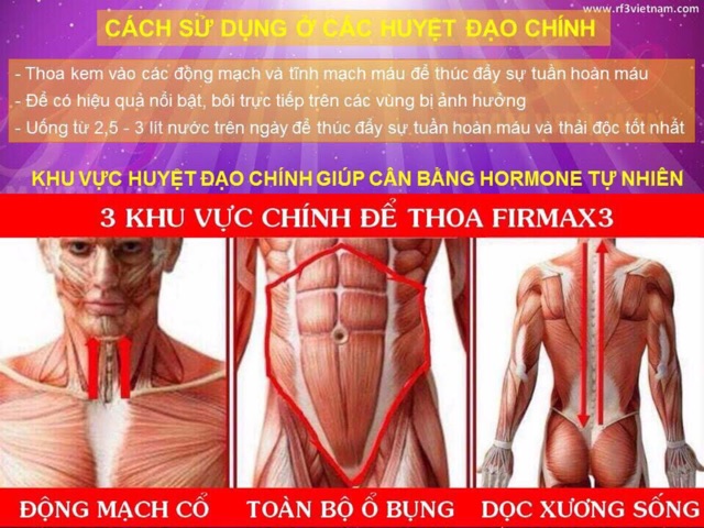 FIRMAX3 KEM ĐA NĂNG THOA HUYỆT ĐẠO