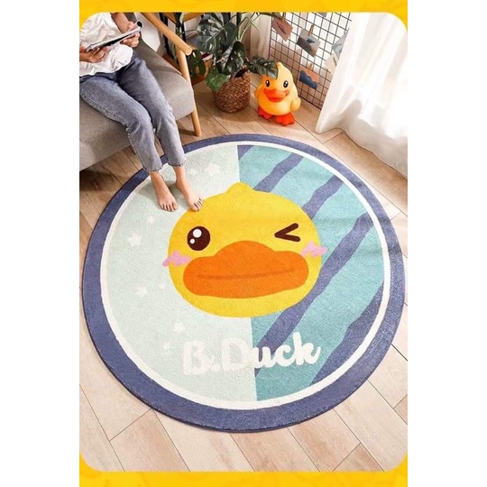 Thảm lông cừu tròn derco đường kính 1m- Kanta store