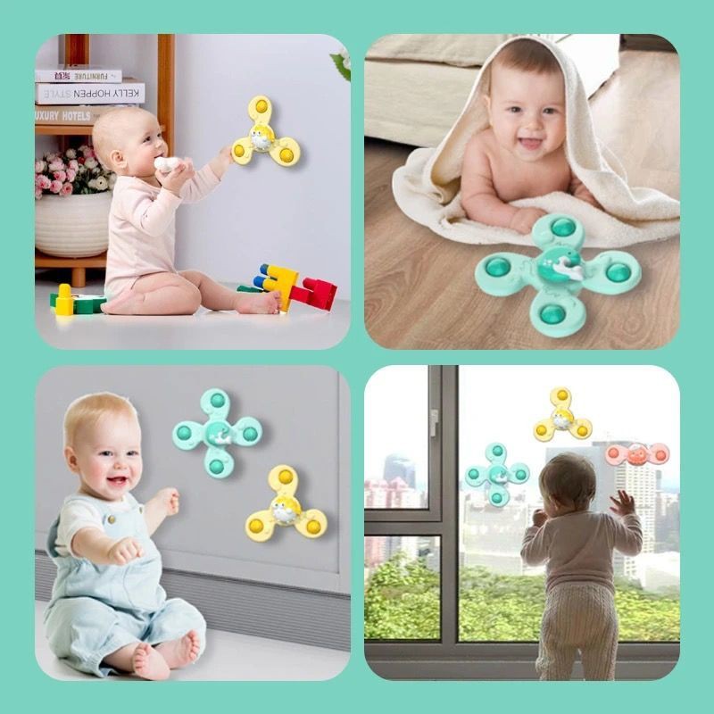 Con Quay Đồ Chơi Fidget Spinner Cho Bé Gái Từ 3-6 Tuổi / 1-3 Tuổi