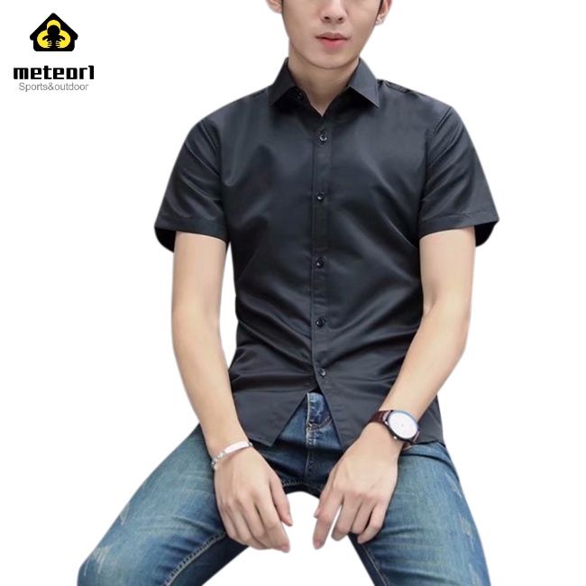 Áo thun nam ngắn tay màu trơn