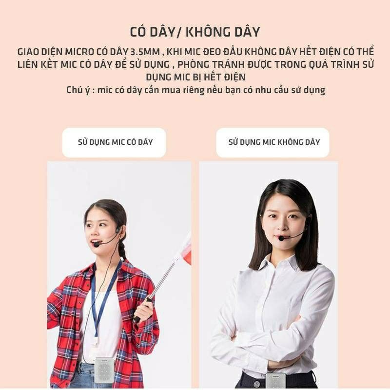 Máy trợ giảng không dây UHF Takstar E300W