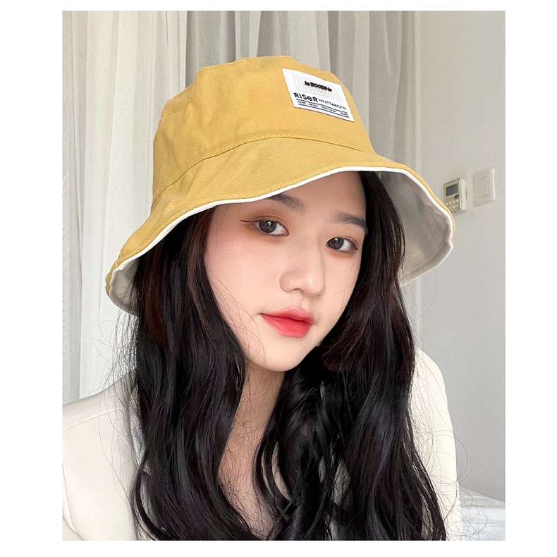 Mũ Tai Bèo Chống Nắng Hai Mặt Phong Cách Nhật Bản Hàn Quốc Bảo Vệ Dễ Phối Đồ