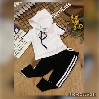 Bộ bé gái có nón SumiKids