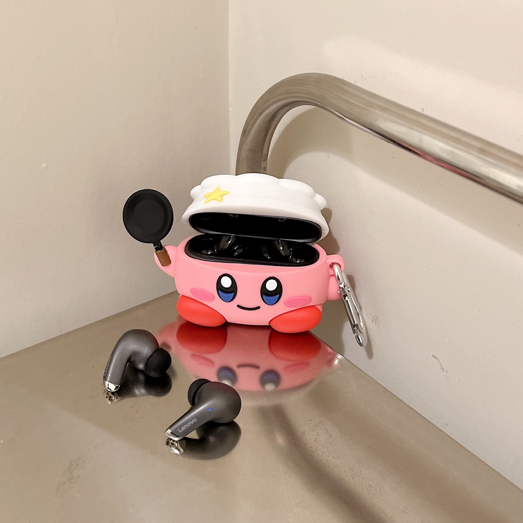 Vỏ Bảo Vệ Hộp Sạc Tai Nghe bluetooth Không Dây Lenovo LP5 Bằng Silicon Mềm Họa Tiết Hoạt Hình 3D Đáng Yêu