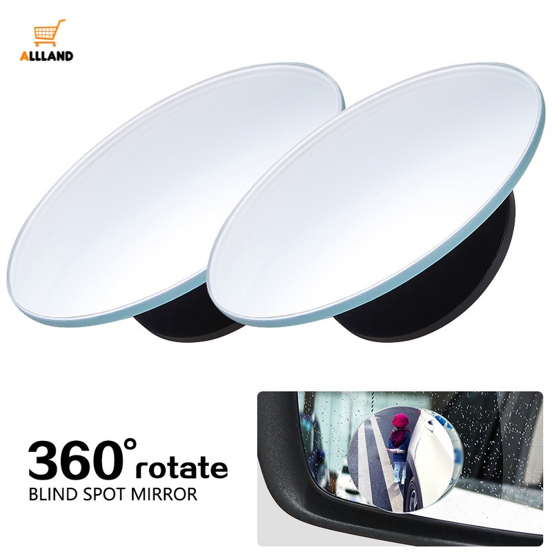 Gương Chiếu Hậu Tròn Góc Rộng 360 Độ HD Không Khung Cho Xe Hơi