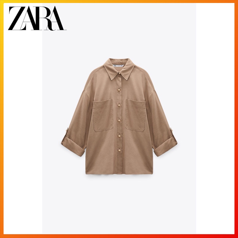 Áo Sơ Mi Zara Thời Trang Mùa Xuân Thanh Lịch Dành Cho Nữ
