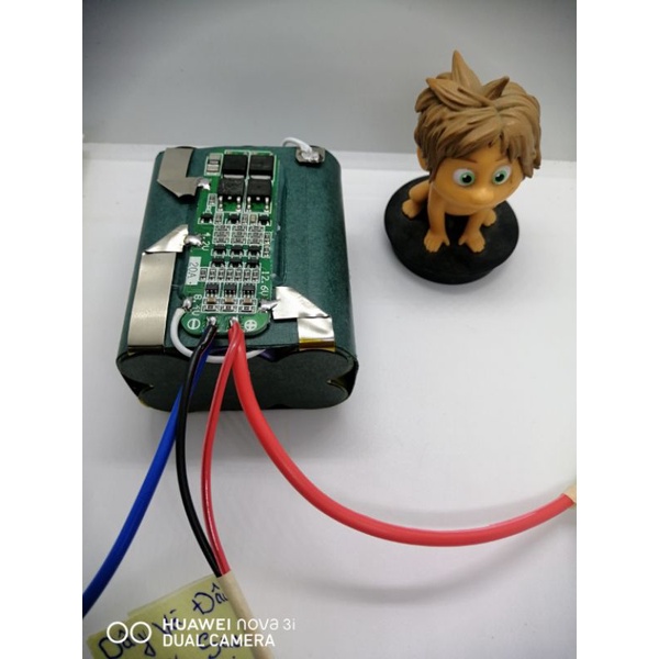 Khối Pin National 3S2P 12,6V hàn dây sẵn