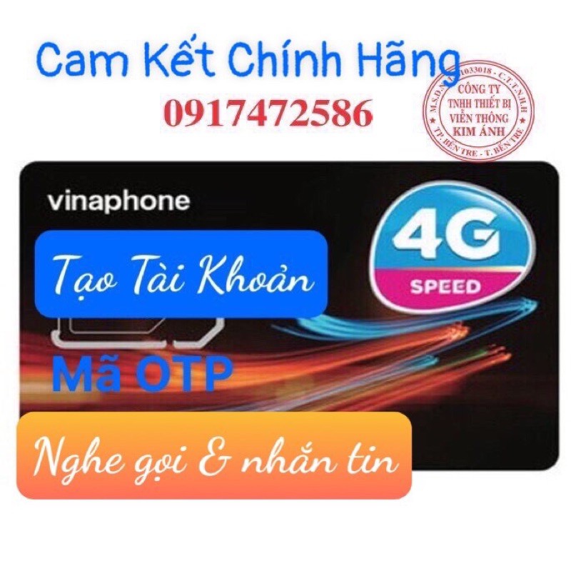 SIM VINA NGHE GỌI GIÁ RẺ - LÀM CÔNG VIỆC- SIM VINAPHONE 4G